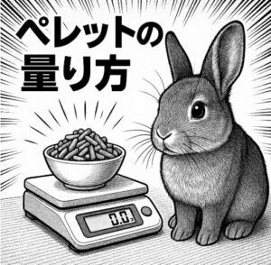 うさぎのペレット量を計算する方法｜体重別の目安と与え方ガイド