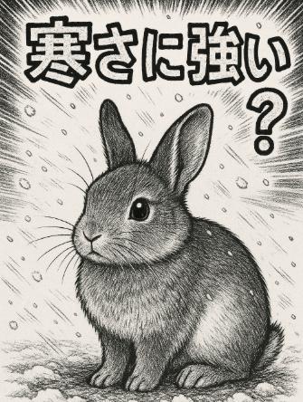うさぎは寒さに強い？冬の適温とエアコンなしで暖める6つの工夫