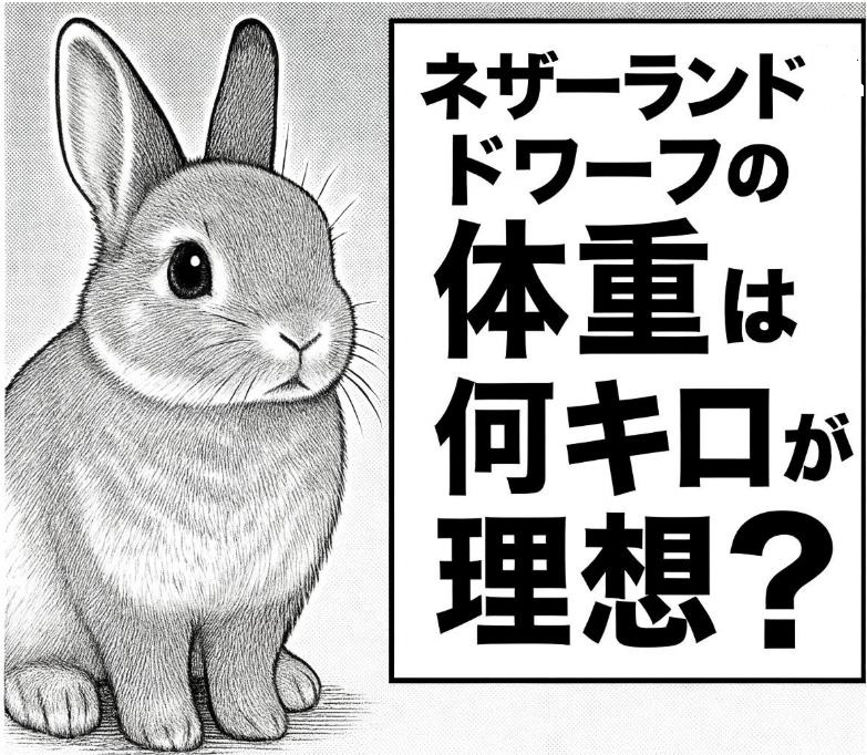 ネザーランドドワーフの体重は何キロが理想？健康状態を見極めるチェックポイントも解説
