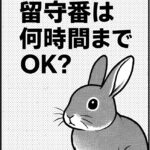 うさぎの留守番は何時間までOK？安心して外出するための準備と注意点