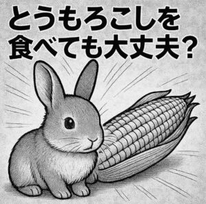 うさぎはとうもろこしを食べても大丈夫？芯・葉・実の安全性と注意点をやさしく解説