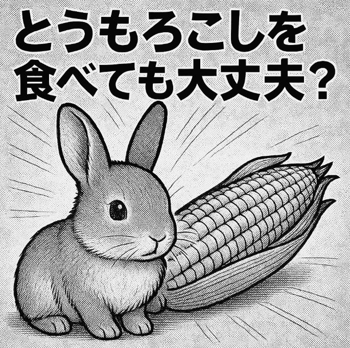 うさぎはとうもろこしを食べても大丈夫?芯・葉・実の安全性と注意点をやさしく解説