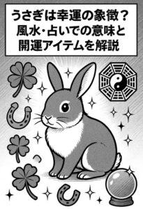 うさぎは幸運の象徴？風水・占いでの意味と開運アイテムを解説
