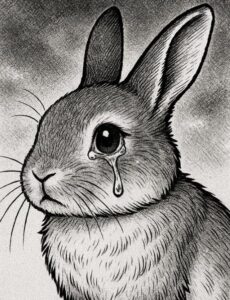 うさぎの鼻涙管閉塞とは？涙目になる原因とマッサージによるケア方法を解説