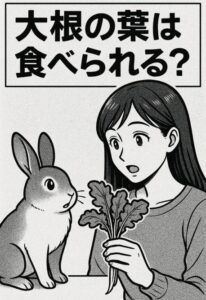 うさぎに大根の葉は食べさせても大丈夫？大根との違いと注意点をやさしく解説