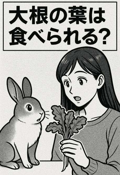 うさぎに大根の葉は食べさせても大丈夫？大根との違いと注意点をやさしく解説
